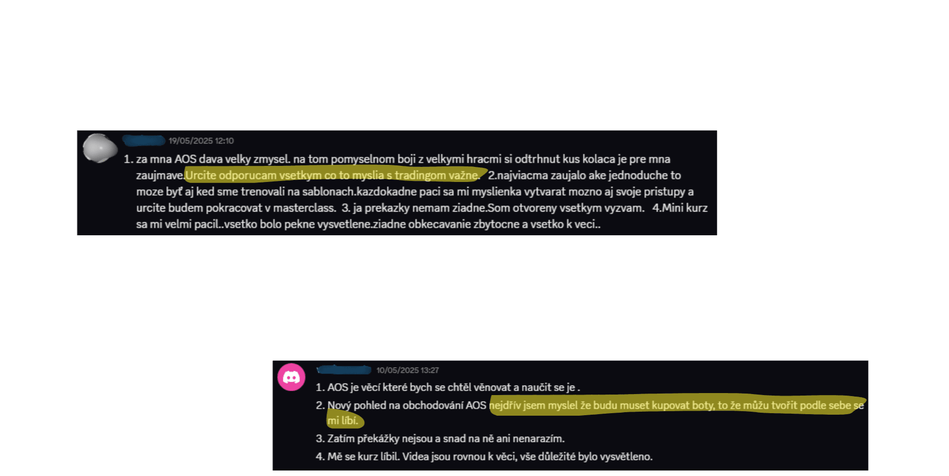Reference účastníka StrategyLabu č. 1