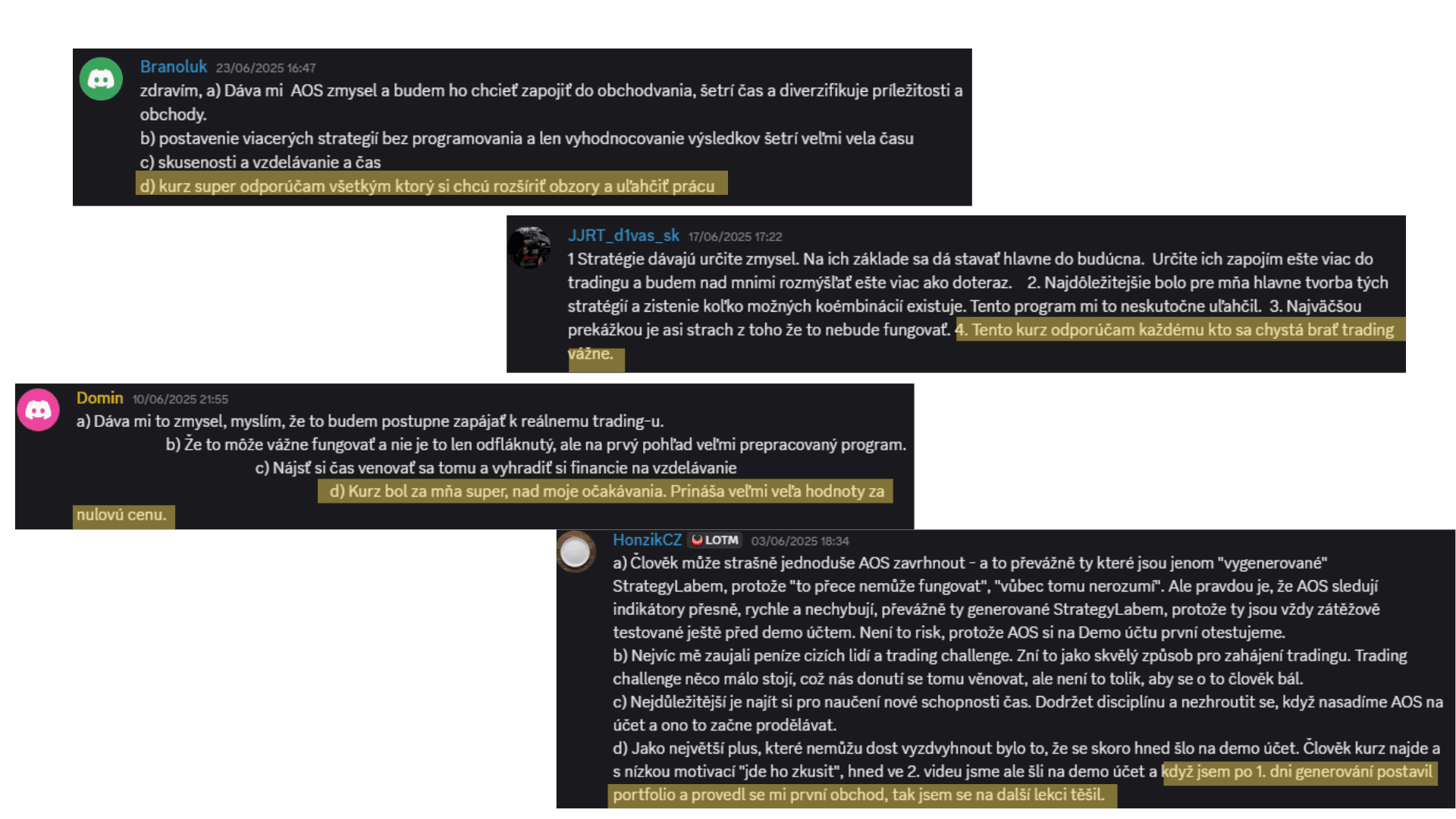 Reference účastníka StrategyLabu č. 2